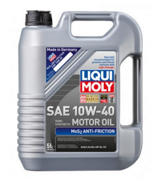 LIQUI MOLY MOS2 Anti-Friction 10W40 Engine Oil - 5 LITER