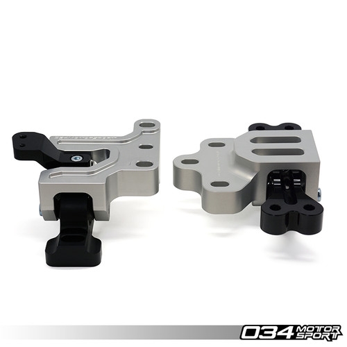 Motorsport Engine/Transmission Mount Pair, MkV/MkVI Volkswagen Golf/Jetta/GTI/GLI & 8J/8P Audi A3/TT 2.0T, Billet Aluminum