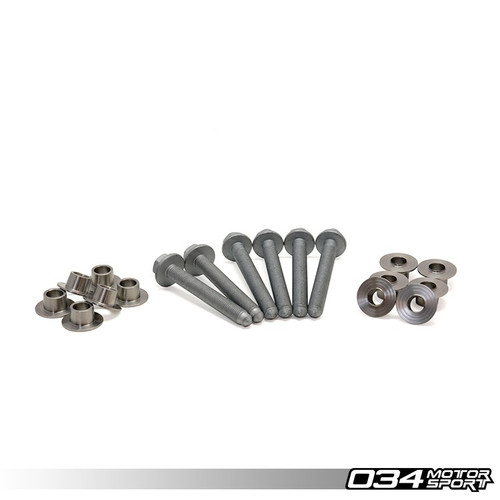 034Motorsport Stainless Steel Subframe Locking Collar Upgrade Kit, MkV/MkVI Volkswagen Golf/Jetta/GTI/GLI & 8P Audi A3