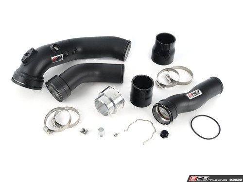 N55 Charge Pipe & Boost Pipe Kit - Powdercoated Black