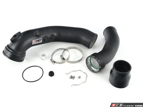 N55 Performance Charge Pipe - Powdercoated Black