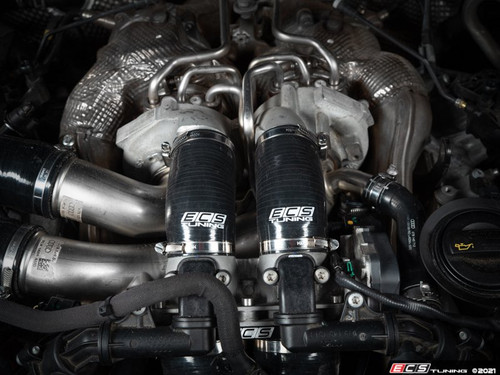 Audi 4.0T Silicone Turbo Outlet / Throttle Body Inlet Hose Set