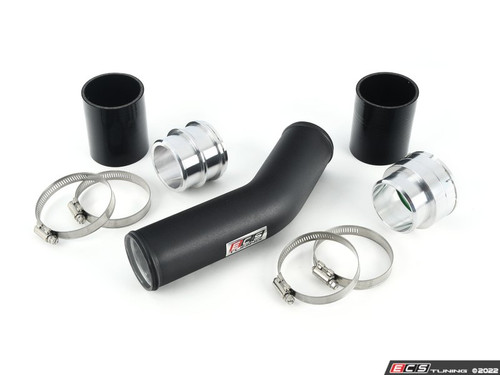 N20 Turbo Outlet Boost Pipe - Powdercoated Black