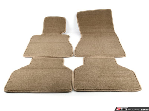 Clearance - Bavarian Autosport Plush Floor Mats - Natural - E65 7-Ser