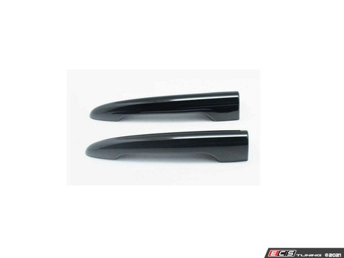 Door Handle Split Door - Black Cover Set