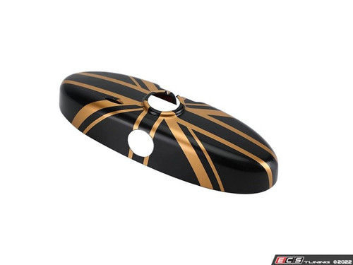 Gold Jack Cover Rearview Mirror
