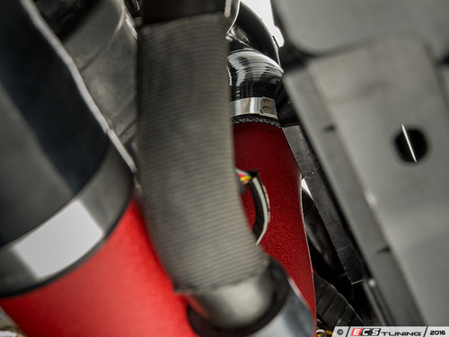 High Flow Throttle Pipe Kit - Wrinkle Red