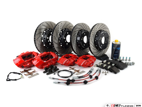 ECS M Performance Front & Rear Big Brake Kit - Red