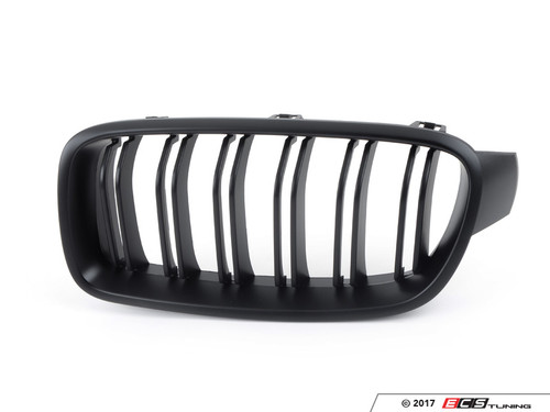 Dual Slats Blackout Grille Set - Matte Black | ES3426691