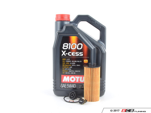 MINI Motul 8100 X-Cess 5w-40 Oil Service Kit Gen 3 1.5L - With ECS Magnetic Drain Plug