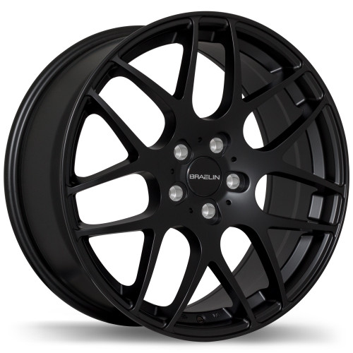 BR06 19x8.5 5x120.65mm +25 74.0mm | Satin Black Finish