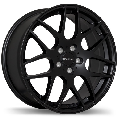 BR06 19x8.5 5x114.3mm +25 63.4mm | Satin Black Finish