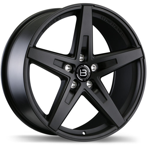 BR08 20x8.5 5x112mm +35 57.1mm | Matte Black Finish