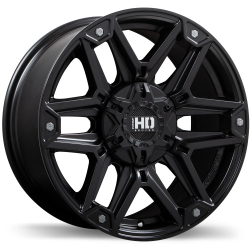RECON 17x8.0 5x127mm +10 71.5mm | Satin Black Anthracite Finish