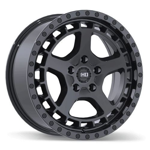 Overland 17x7.0 5x120mm +42 72.6mm | Gloss Black Finish