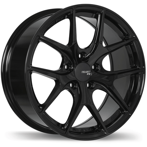 FC04 19x9.5 5x114.3mm +45 72.6mm | Metallic Black Finish
