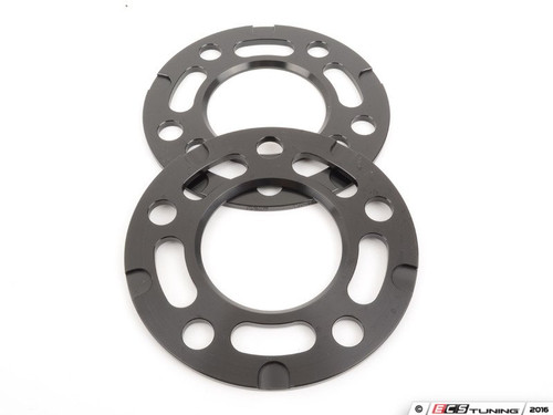 5mm Wheel Spacers - Black (Pair)