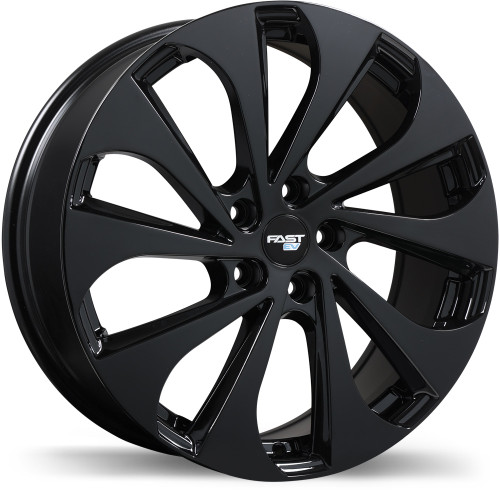 EV05 19x7.5 5x114.3mm +45 66.1mm | Gloss Black Finish