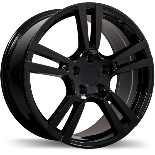 R140A 20x9.5 5x130mm +55 71.6mm | Gloss Black Finish