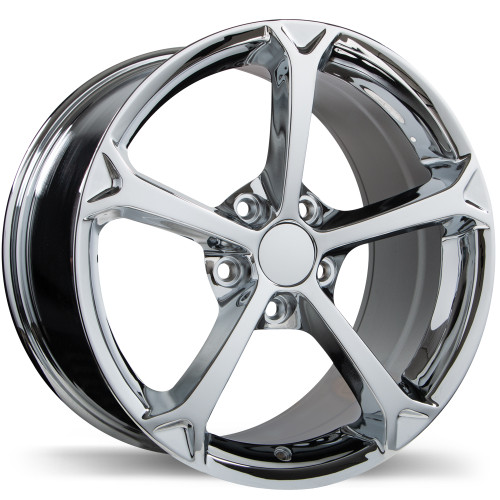 R147 19x10.0 5x120.65mm +56 70.3mm | Chrome Finish