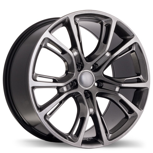 R148B 20x9.0 5x127mm +34 71.5mm | Dark Hyper Silver Finish
