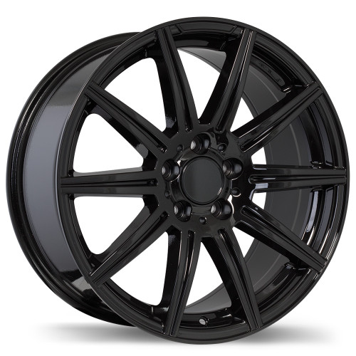 R157 18x8.0 5x112mm +32 66.5mm | Gloss Black Finish
