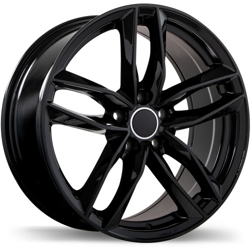 R167 18x8.0 5x112mm +42 57.1mm | Gloss Black Finish