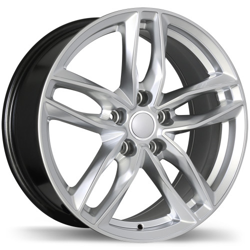 R167 18x8.0 5x112mm +32 66.5mm | Hyper Silver Finish