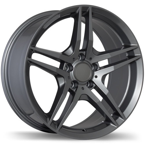 R170 18x8.5 5x112mm +32 66.5mm | Gloss Gunmetal Finish