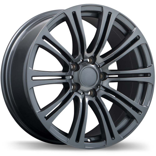 R172 17x7.5 5x120mm +35 72.6mm | Gloss Gunmetal Finish