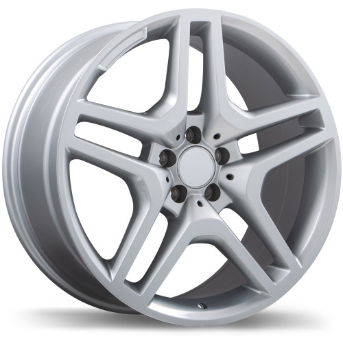R173A 20x9.5 5x112mm +45 66.5mm | Gloss Siliver Finish