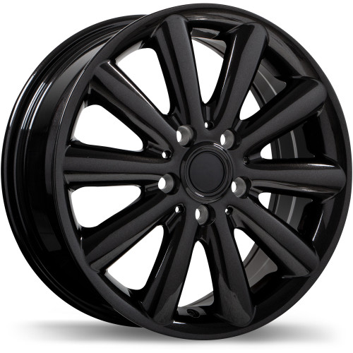 R181 16x6.5 5x112mm +54 66.6mm | Titanium Black Finish