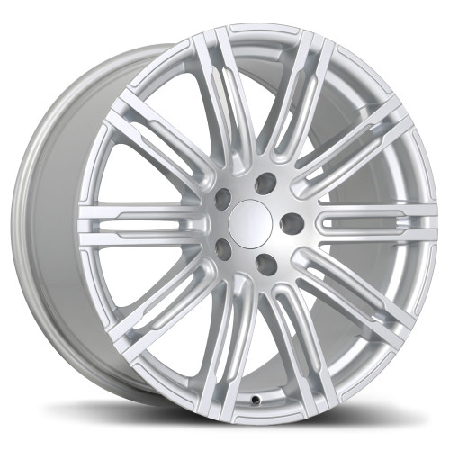 R188 19x8.5 5x112mm +28 66.5mm | Gloss Siliver Finish