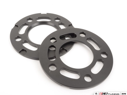 7.5mm Big Pad Wheel Spacers - Black (Pair)