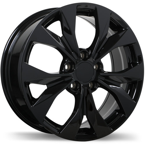 R192 17x7.0 5x114.3mm +45 64.1mm | Gloss Black Finish