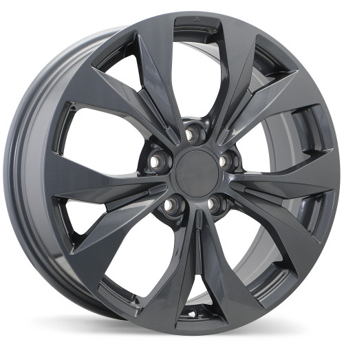 R192 17x7.0 5x114.3mm +45 64.1mm | Gloss Gunmetal Finish