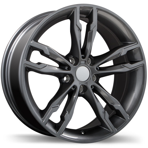 R198 18x8.0 5x112mm +30 66.6mm | Gloss Gunmetal Finish