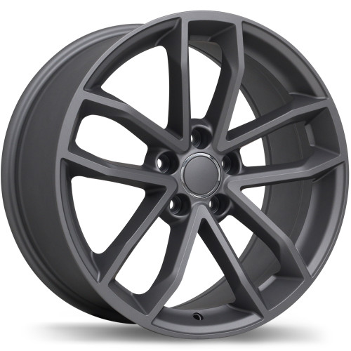 R199 18x8.5 5x112mm +45 57.1mm | Matte Gunmetal Finish