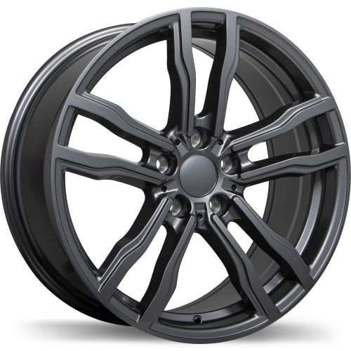 R200 18x8.5 5x120mm +42 74.1mm | Gloss Gunmetal Finish