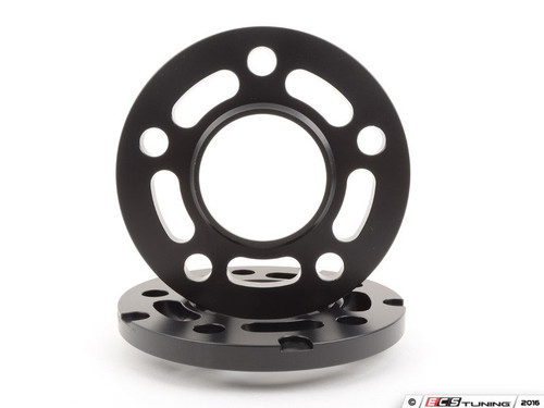 12.5mm Big Pad Wheel Spacers - Black (Pair)