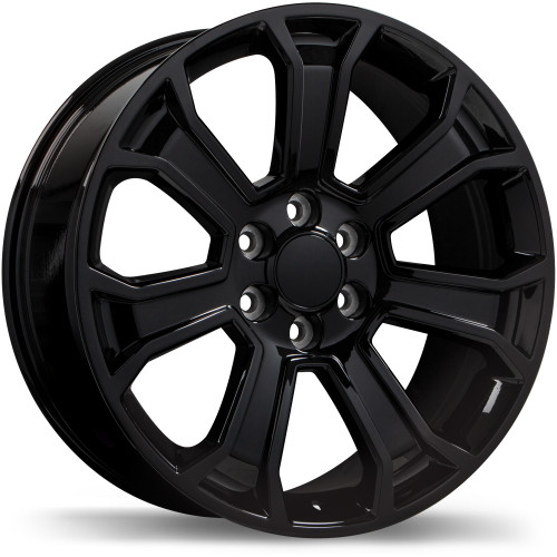 R204 22x9.0 6x139.7mm +24 78.1mm | Gloss Black Finish