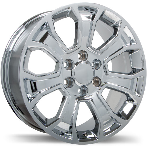 R204 22x9.0 6x139.7mm +24 78.1mm | Chrome Finish