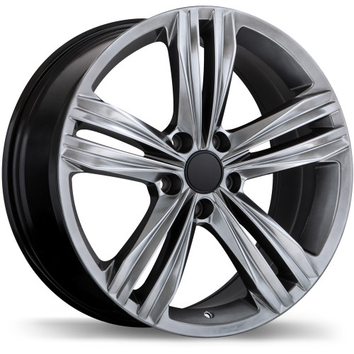 R205 17x7.5 5x112mm +45 66.5mm | Dark Hyper Silver Finish