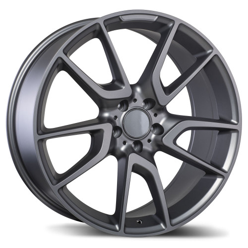 R207 21x10.0 5x112mm +46 66.5mm | Matte Gunmetal Finish