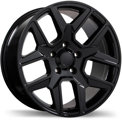 R220 20x9.0 5x139.7mm +18 77.8mm | Gloss Black Finish