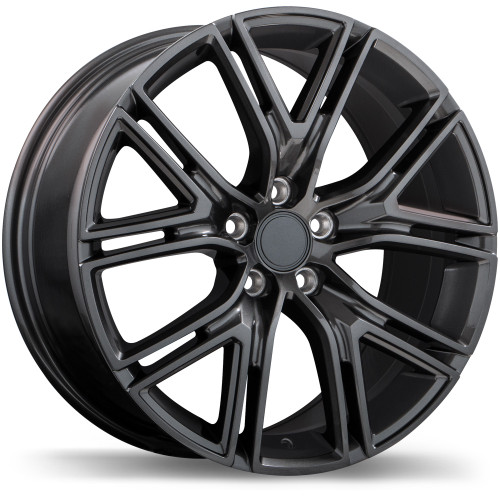 R222 17x7.5 5x108mm +48 67.1mm | Gloss Gunmetal Finish