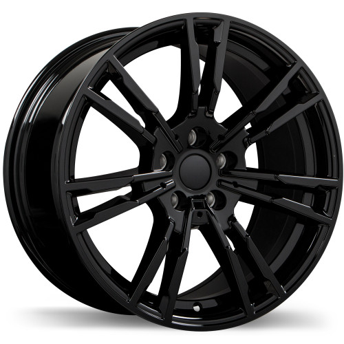 R231 17x7.5 5x112mm +25 66.6mm | Gloss Black Finish