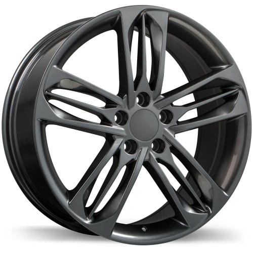 R242 19x8.0 5x114.3mm +50 64.1mm | Gloss Gunmetal Finish