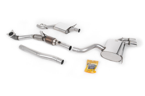 Milltek Sport  Turbo-back including Hi-Flow Sports Cat | SSXAU127