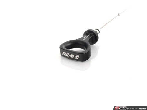 ECS Tuning Billet Engine Oil Dipstick - Black Anodized | ES3545565